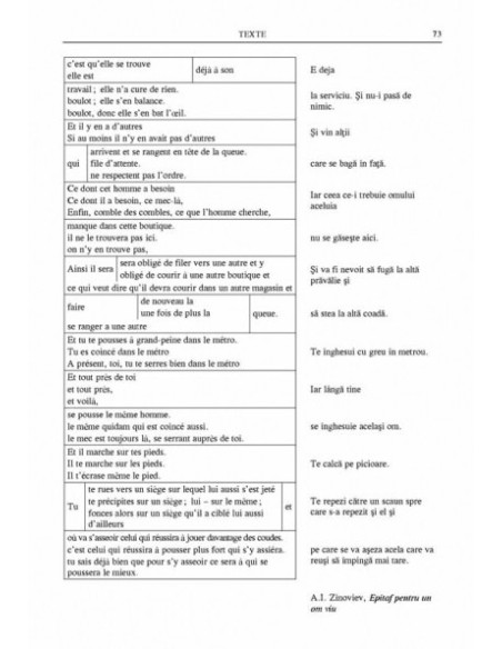 Limba franceză prin exerciții de traducere