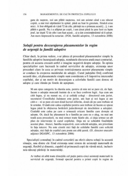 Managementul de caz în protecţia copilului
