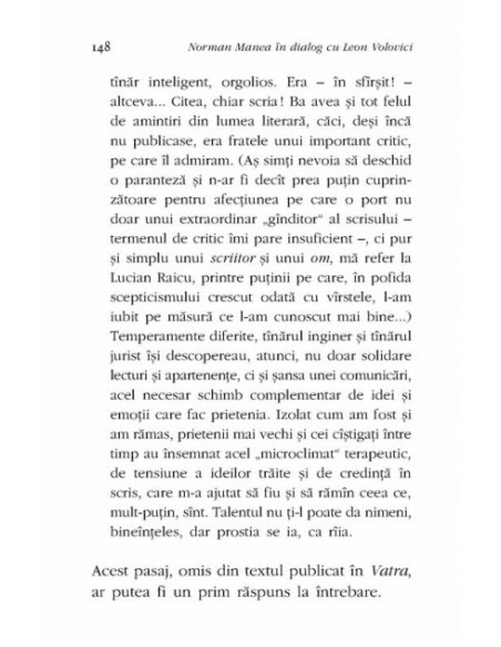 Sertarele exilului. Dialog cu Leon Volovici