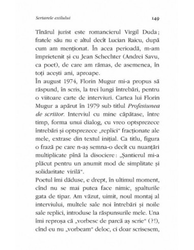 Sertarele exilului. Dialog cu Leon...