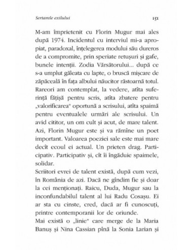 Sertarele exilului. Dialog cu Leon...