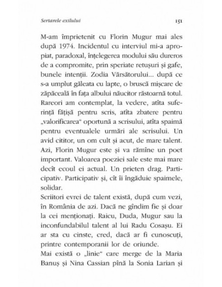 Sertarele exilului. Dialog cu Leon Volovici