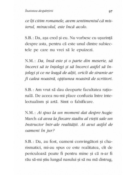 Înaintea despărțirii. Convorbire cu Saul Bellow – Un proiect Words&Images