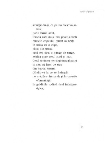 Vorbind pietrei