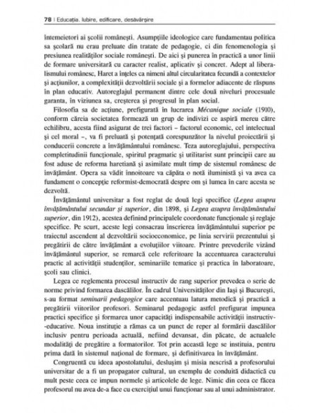Educația. Iubire, edificare, desăvîrșire