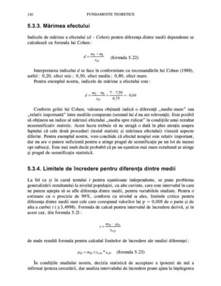 Statistică pentru psihologie. Teorie și aplicații SPSS (ediţia a II-a revăzută şi adăugită)