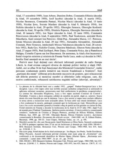 Dicționarul penitenciarelor din România comunistă (1945-1967)