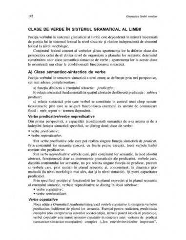 Gramatica limbii române Gramatica limbii române