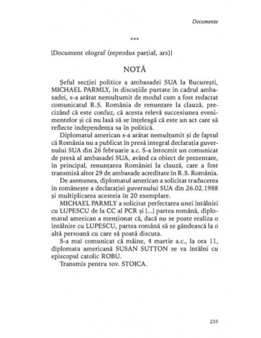 Dosarul Brucan. Documente ale... Dosarul Brucan. Documente ale...