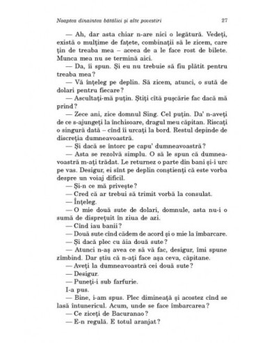 Noaptea dinaintea bătăliei şi alte...