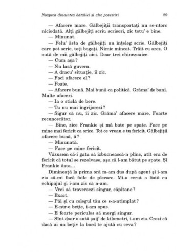 Noaptea dinaintea bătăliei şi alte...