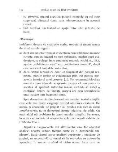 Cum se scrie un text ştiinţific Cum se scrie un text ştiinţific