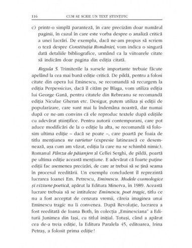 Cum se scrie un text ştiinţific Cum se scrie un text ştiinţific