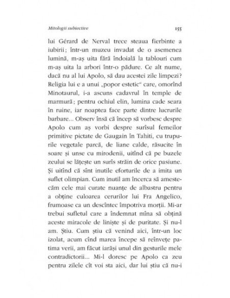 Mitologii subiective