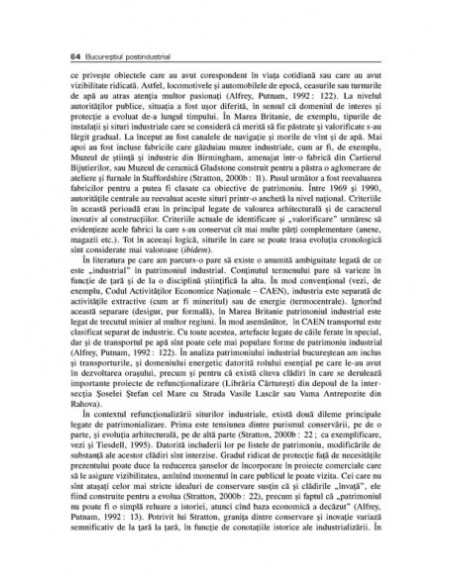Bucureștiul postindustrial. Memorie, dezindustrializare și regenerare urbană