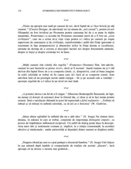 Aforismele din perspectivă psihologică