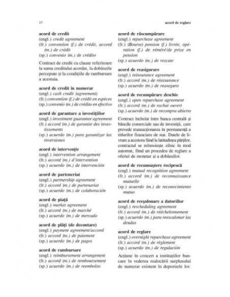 Dicționar de termeni economici român-englez-francez-spaniol