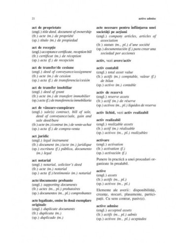 Dicționar de termeni economici...