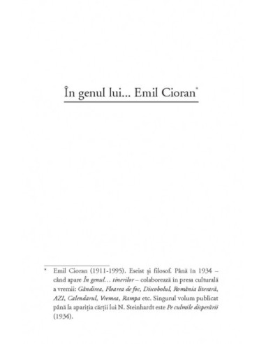 În genul... tinerilor