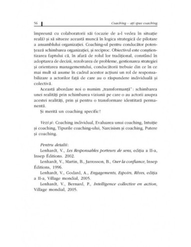 Dicţionar de coaching. Concepte,...