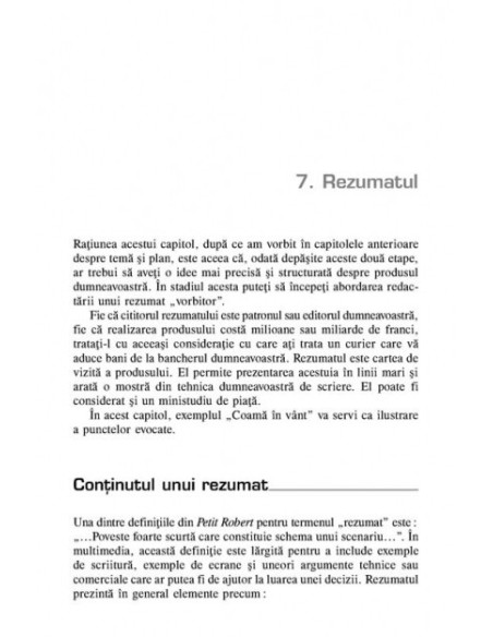 Cum să scrii pentru multimedia. Tehnici de scriere interactivă. Rezumatul. Derularea. Scenariul