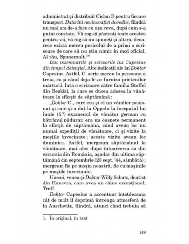 Capesius, farmacistul de la Auschwitz