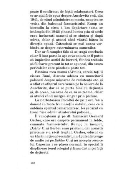 Capesius, farmacistul de la Auschwitz