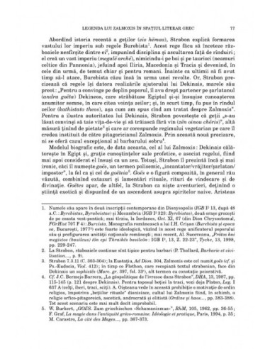 Zalmoxis de la Herodot la Mircea...