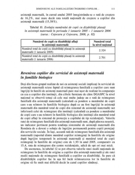Copilăria și construcția parentalității. Asistența maternală în România