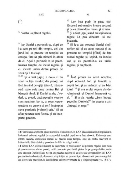 Septuaginta 6/II. Iezechiel. Suzana. Daniel. Bel și balaurul