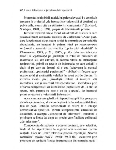 Noua televiziune și jurnalismul de... Noua televiziune și jurnalismul de...