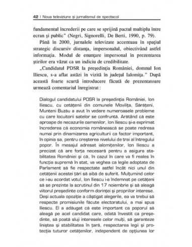 Noua televiziune și jurnalismul de... Noua televiziune și jurnalismul de...
