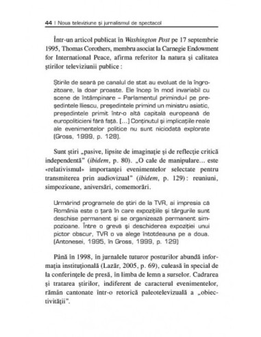 Noua televiziune și jurnalismul de... Noua televiziune și jurnalismul de...