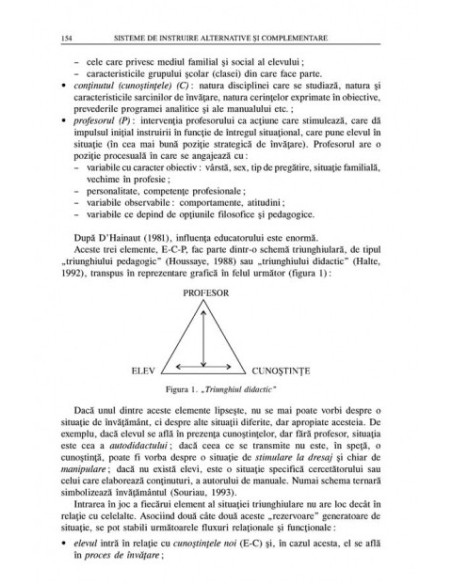 Sisteme de instruire alternative și complementare. Structuri, stiluri și strategii
