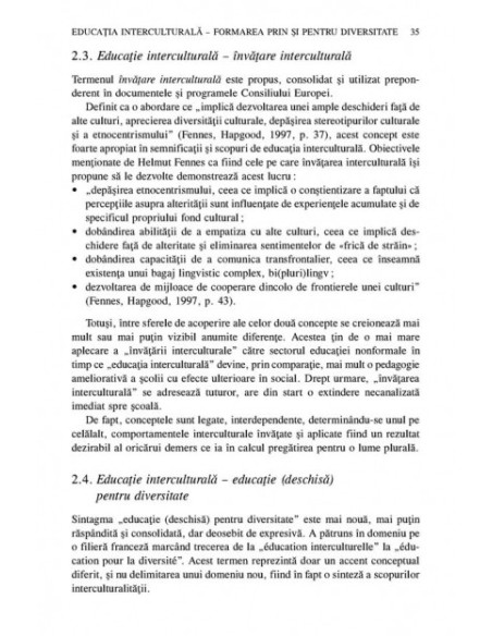 Fundamentele educației interculturale. Diversitate, minorități, echitate