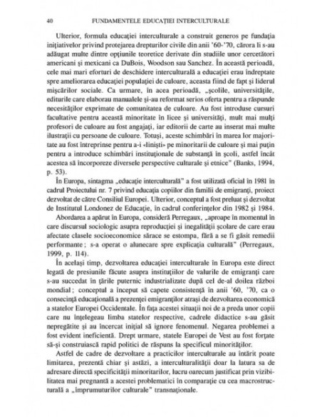 Fundamentele educației interculturale. Diversitate, minorități, echitate