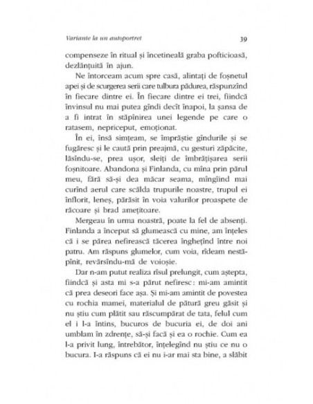 Variante la un autoportret