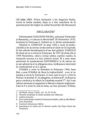 Episcopul, Hitler şi Securitatea Episcopul, Hitler şi Securitatea
