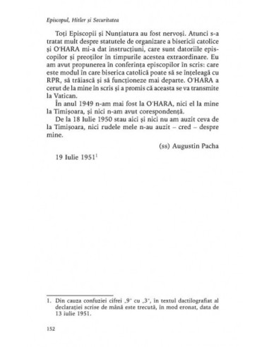 Episcopul, Hitler şi Securitatea Episcopul, Hitler şi Securitatea
