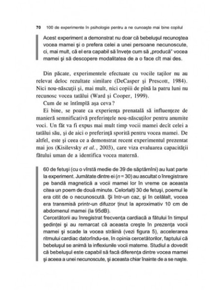 100 de experimente în psihologie pentru a ne cunoaşte mai bine copilul: din perioada prenatală până la 3 ani