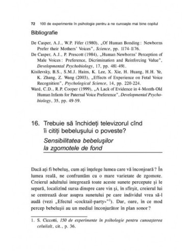 100 de experimente în psihologie... 100 de experimente în psihologie...