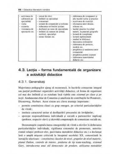 Didactica literaturii române