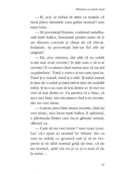 Mireasa cu șosete roșii