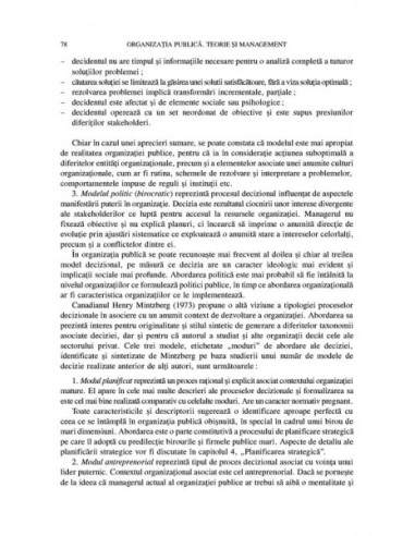 Organizația publică. Teorie și... Organizația publică. Teorie și...