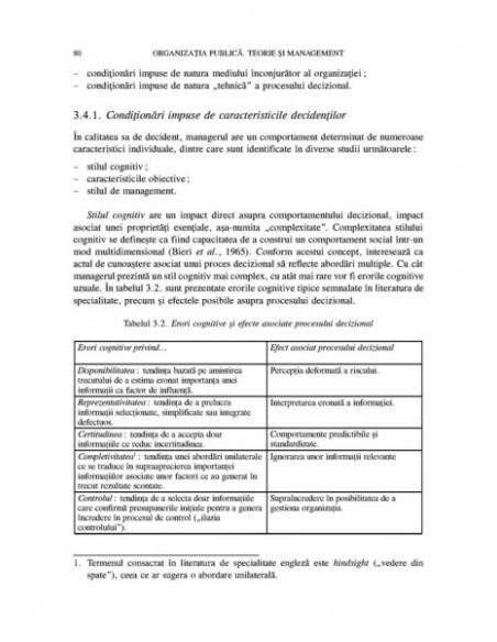 Organizația publică. Teorie și management