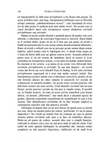 Teoria literară. O introducere Teoria literară. O introducere