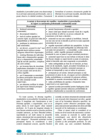 Revista de asistență socială. Nr. 3/2007 Revista de asistență socială. Nr. 3/2007