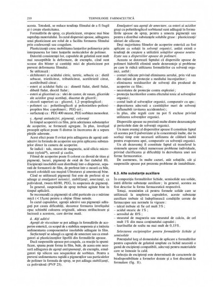 Tehnologie farmaceutică (Volumul 3)