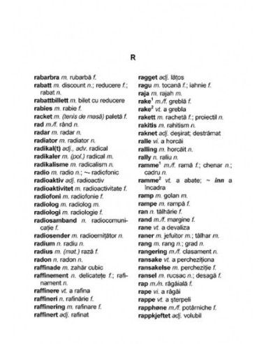 Dicționar de buzunar...