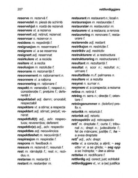 Dicționar de buzunar norvegian-român/român-norvegian